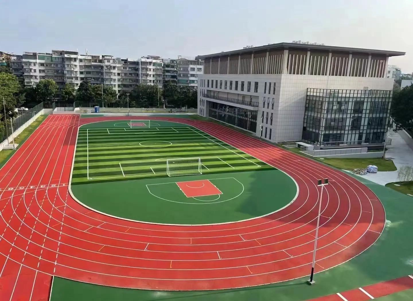 台州市人造草坪塑胶篮球场 - 厂家